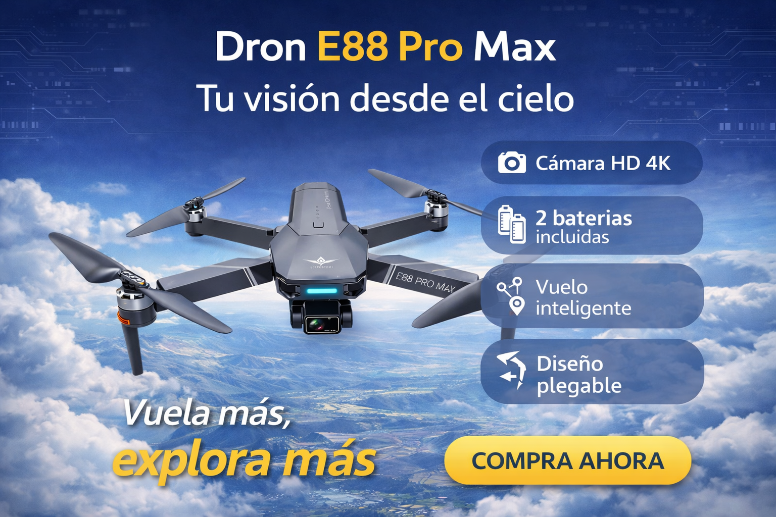 Dron E88 Pro Max